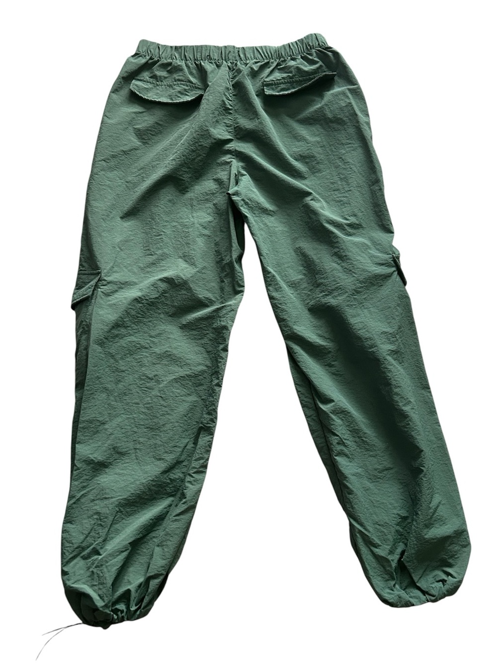 Wilo The Label Women's Nylon Green Cargo Joggers with Elastic Cuffs Size Medium - Picture 2 of 8